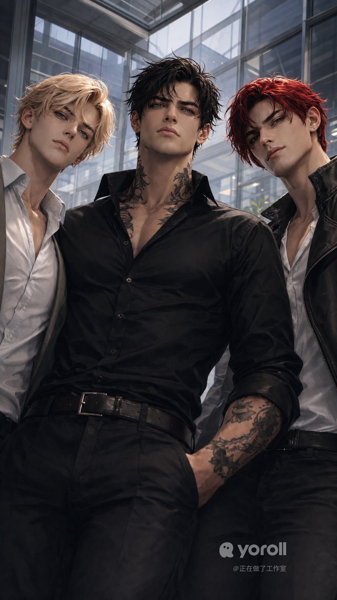 Three Men, One Desk — Novuni Group