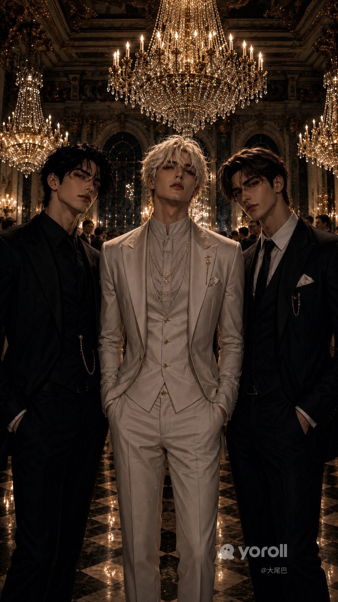 Caspian, Augustus e Theodore | Meio-Irmãos