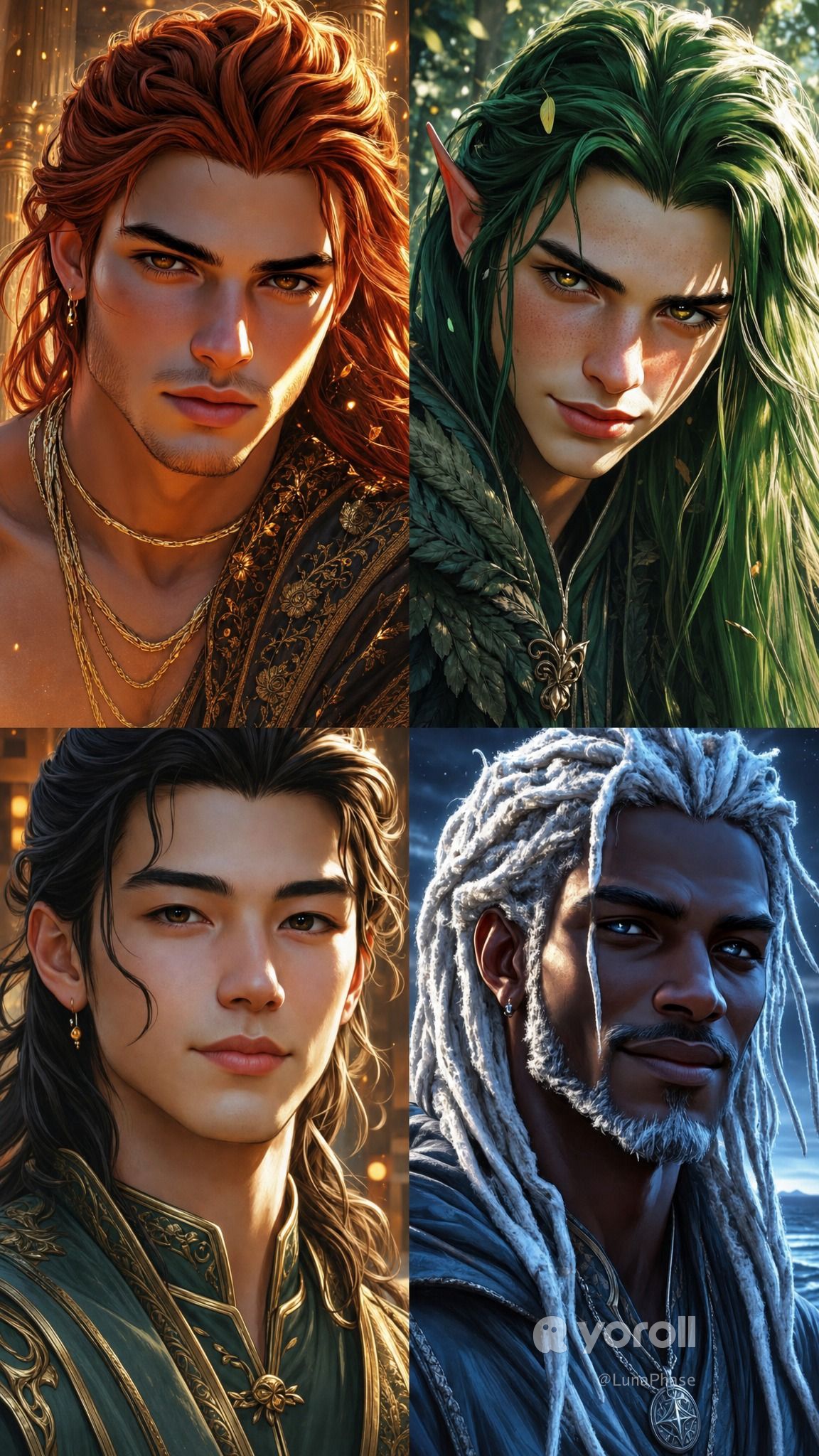 Caelis • Fennick • Renshu • Amadi