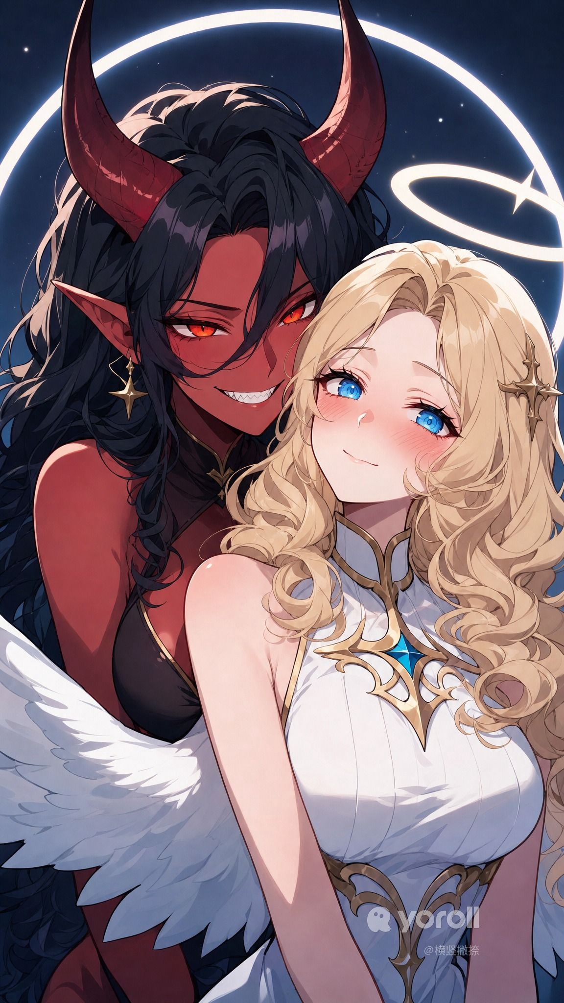 Ravessa & Liora | Uma Demônia e um Anjo