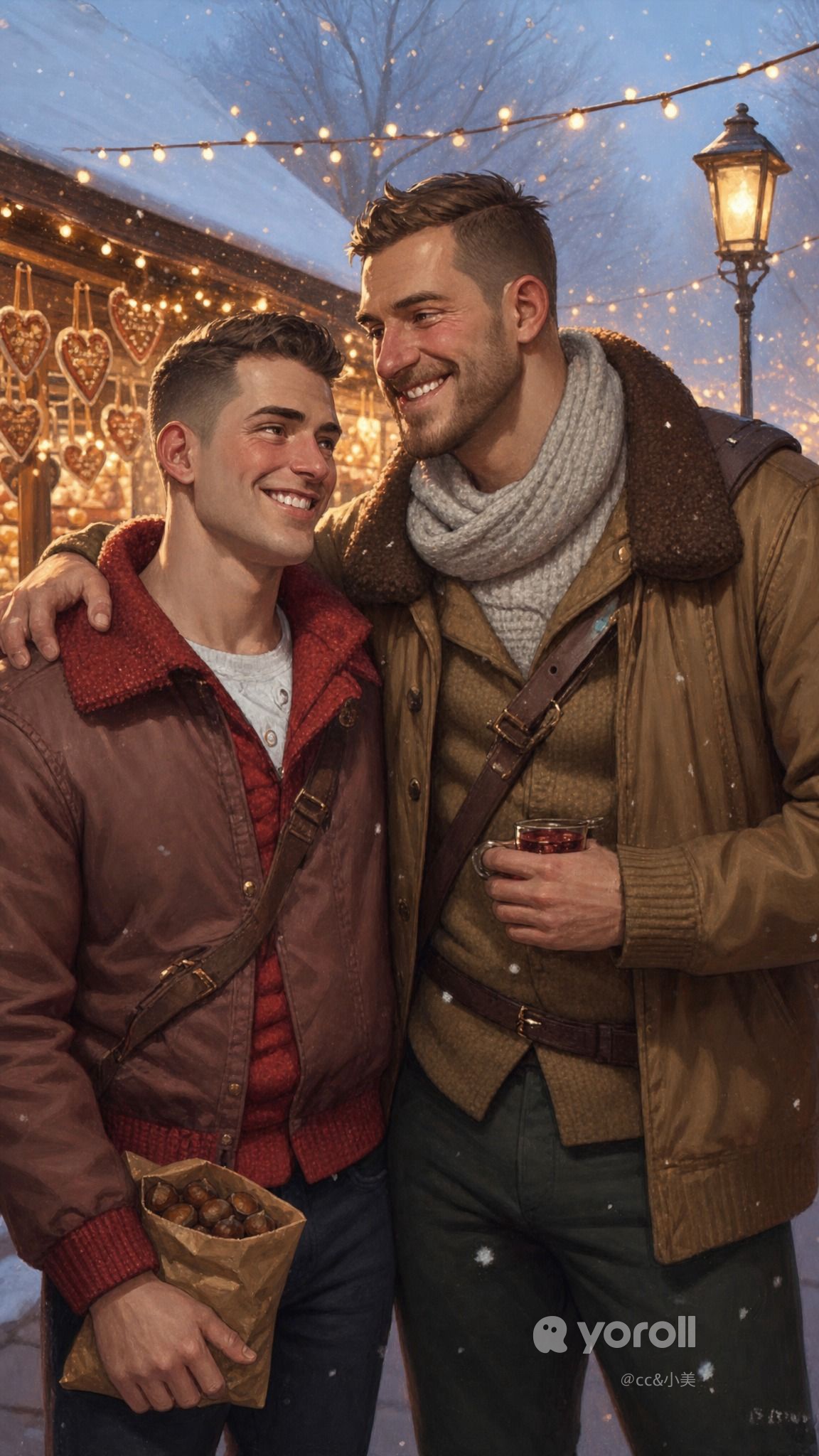 The Snowball At The Winter Market | Two Of Them